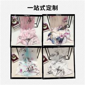 定制絲巾——真絲圍巾，真絲絲巾，圍巾定制